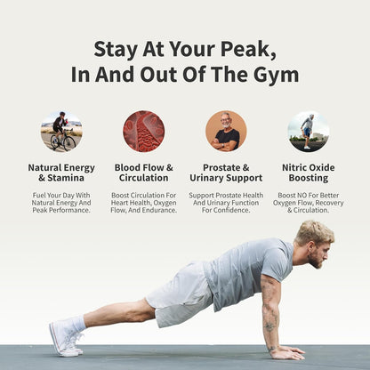 Prostate Health & Nitric Oxide Supplement Bundle for Men